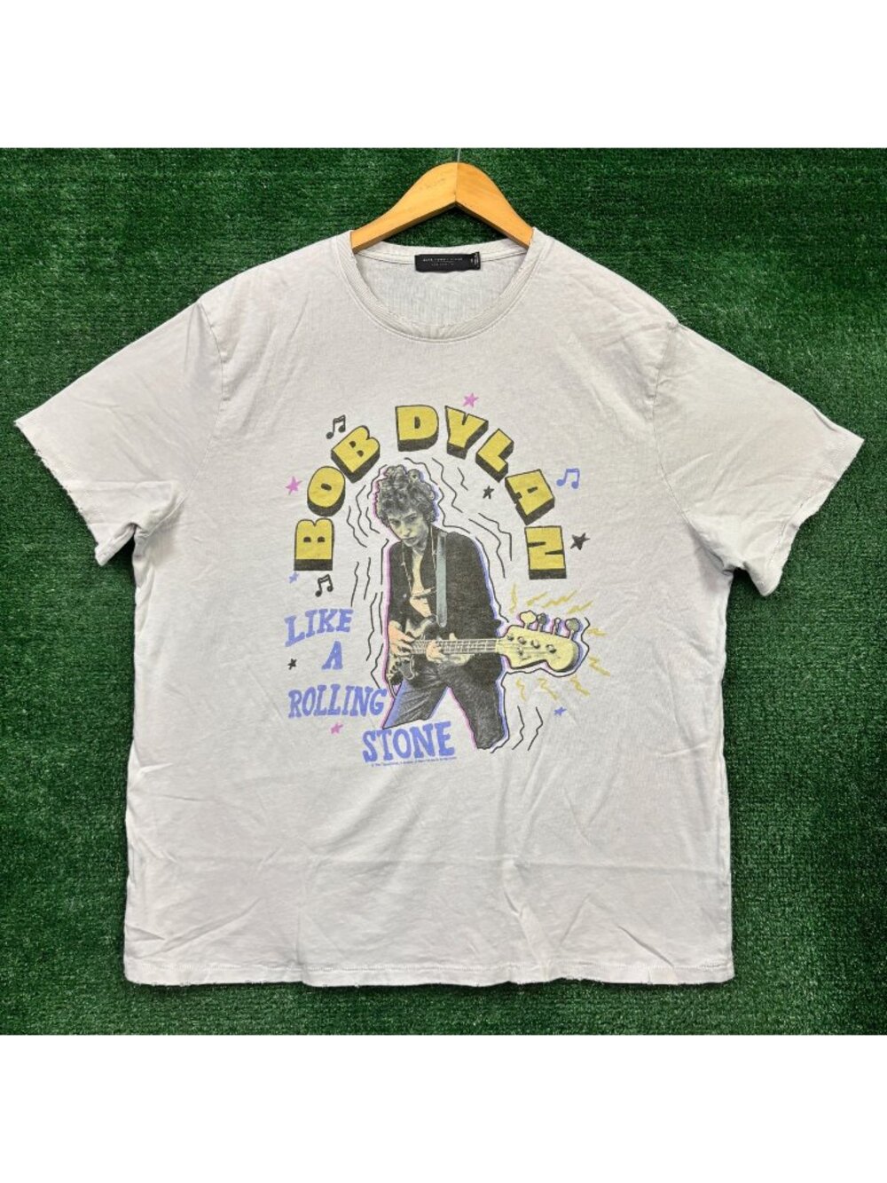 Junk Food Clothing x Bob Dylan Like A Rolling Stones Rock T-Shirt Size XXL